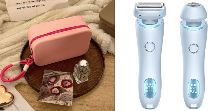 2 In 1 Hair Women's Electric Hair Removal Razor, Trimmer