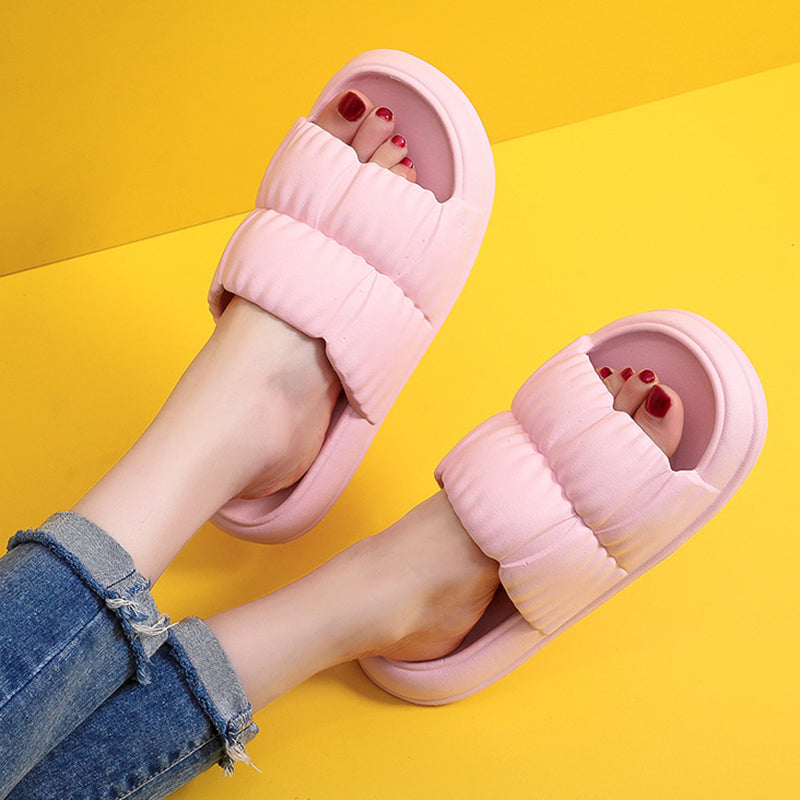 Women Home Shoes Bathroom Slippers Soft Sole Slides