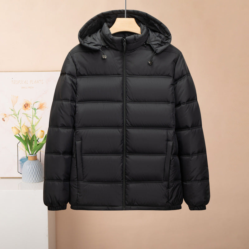 Men's Cotton-padded Coat Thickened Hooded Cotton-padded Jacket