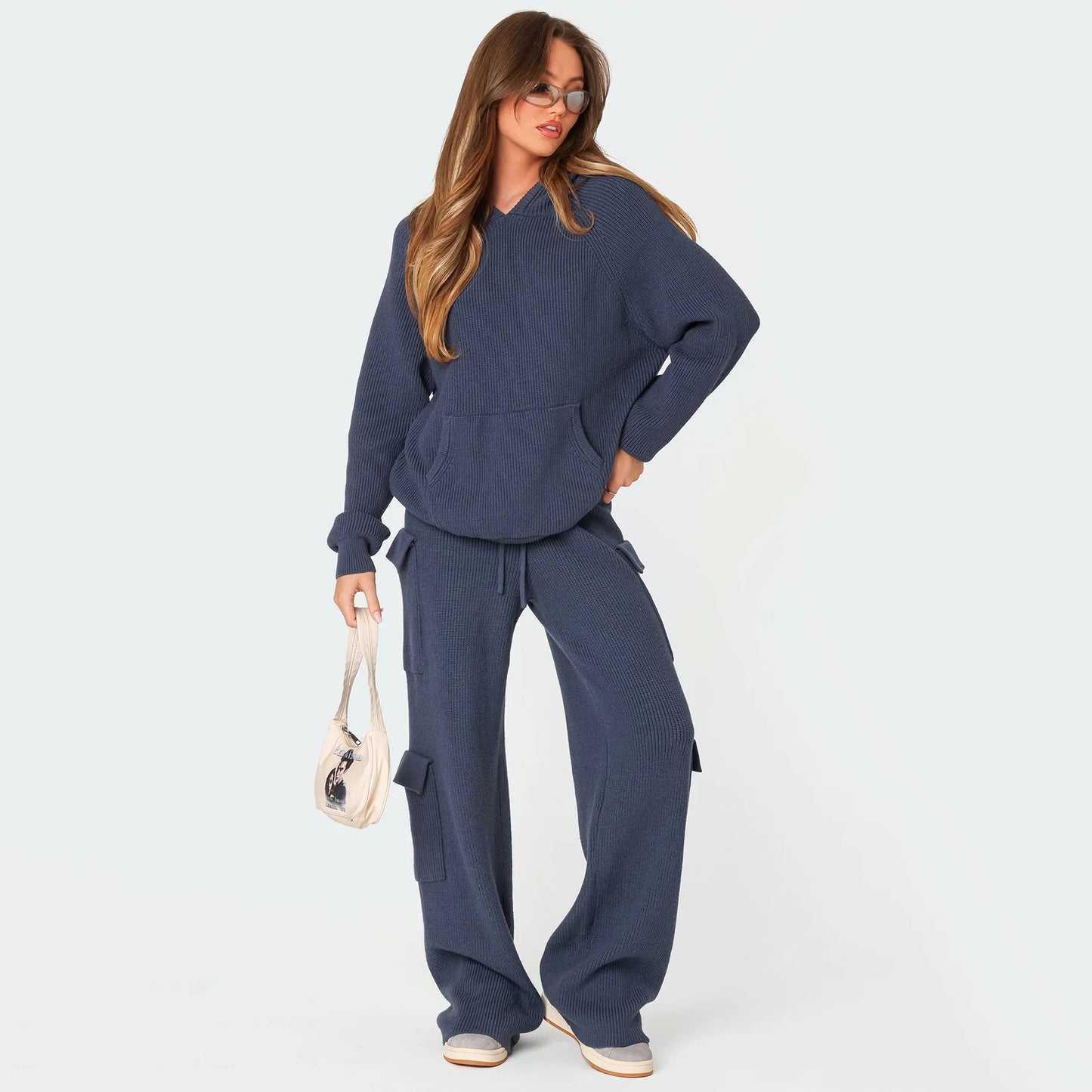 Hooded Sports And Leisure Sweaters Suit