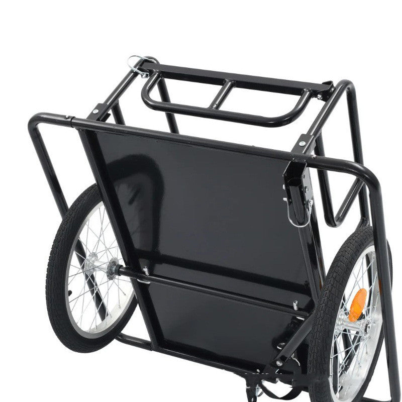 Foldable Cargo Bicycle Trailer Traction Tool Cart