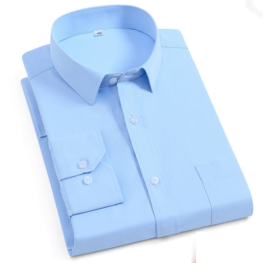 Shirt Men's Long-sleeved Business Self-cultivation Non-iron