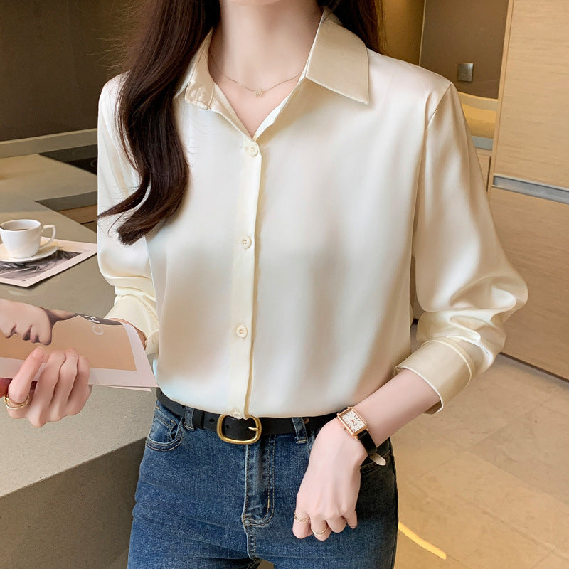 High-grade Acetate Non-Ironing Anti-Wrinkle Shirt for Women