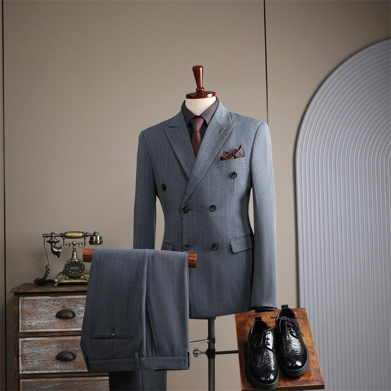 Double Breasted Men's Fashion Suit