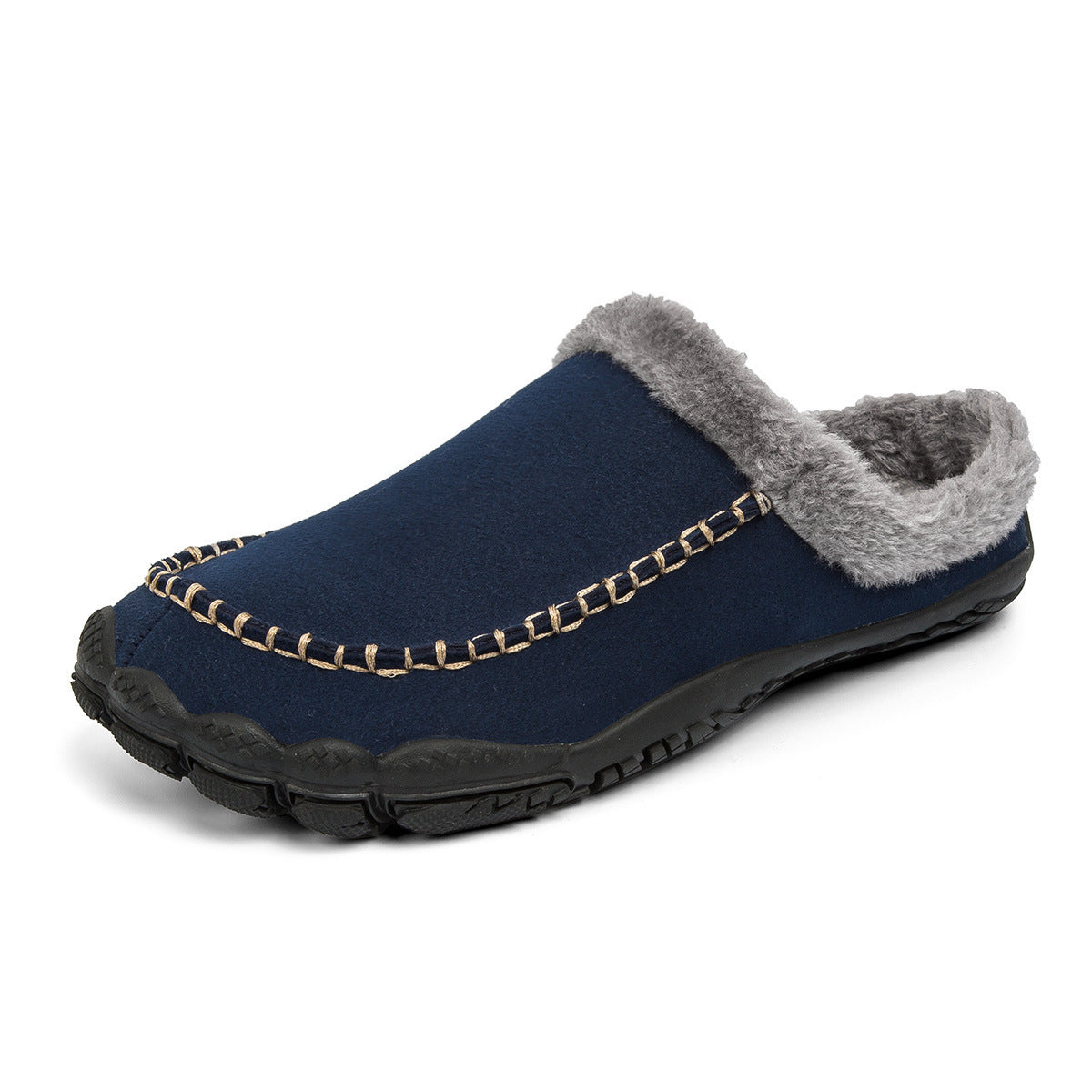 Men's Winter Warm Lightweight Anti-Slip House Slippers