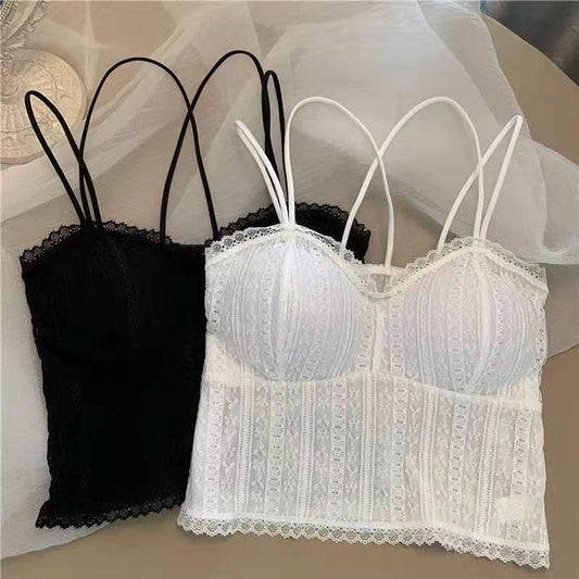 Wear Undergarments Without Underwire With Bra Pad And Anti-wear Bottom