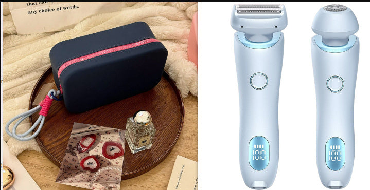 2 In 1 Hair Women's Electric Hair Removal Razor, Trimmer