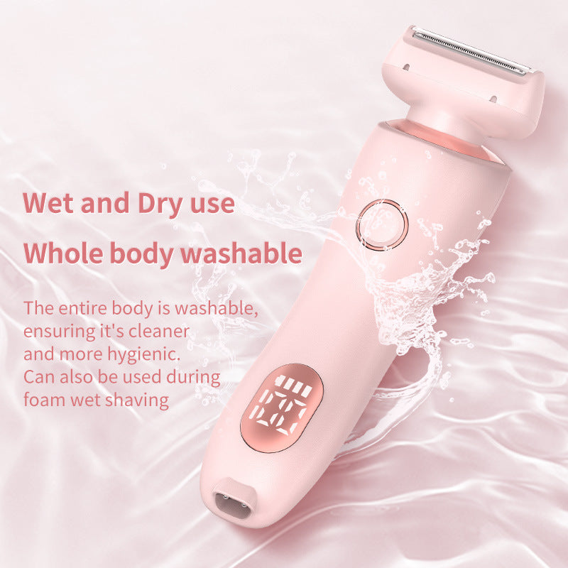 2 In 1 Hair Women's Electric Hair Removal Razor, Trimmer