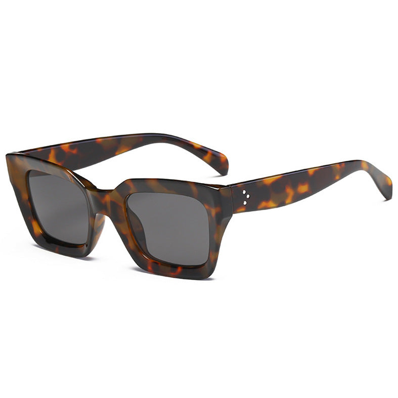 Óculos de sol quadrados simples retrô fashion
