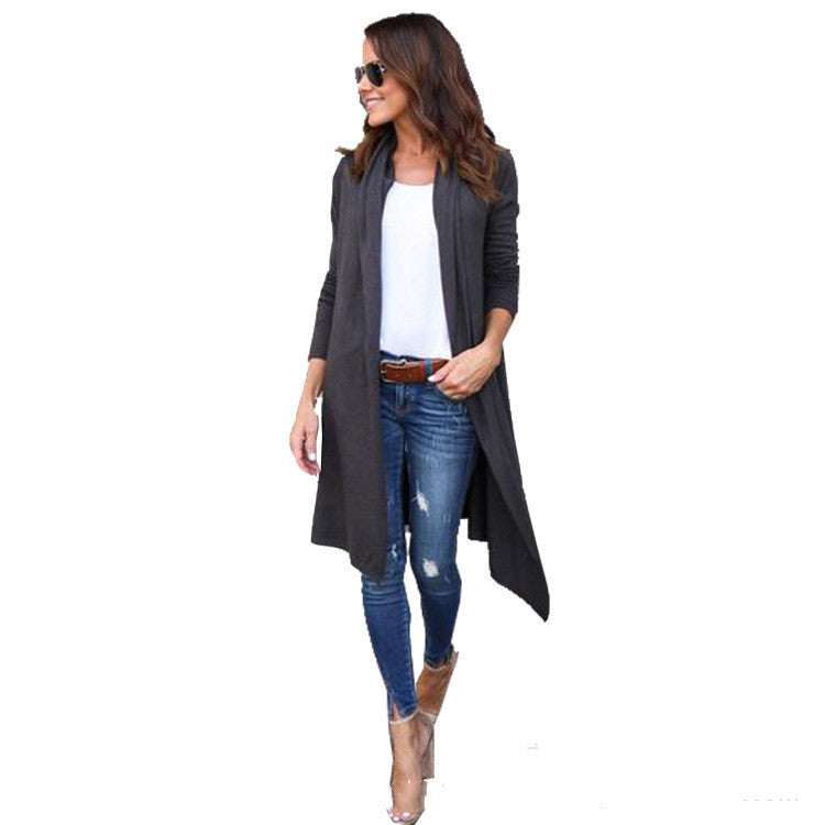 Cardigan Long Sleeve Loose Oversized Jacket Women's Top