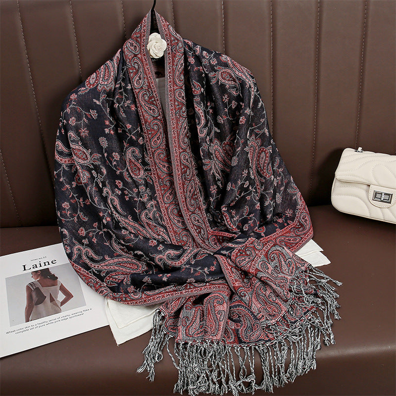 Cashmere Shawl Women's Printed Warm Scarf