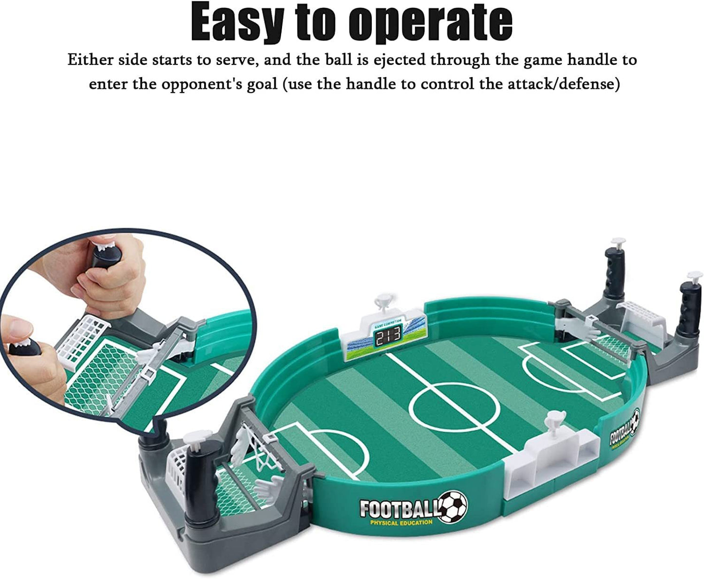 Mini Tabletop Football Game Set for Kids and Adults.