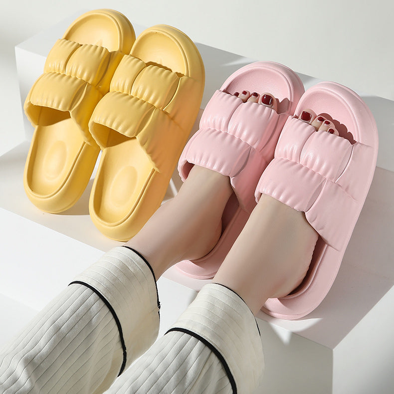 Women Home Shoes Bathroom Slippers Soft Sole Slides