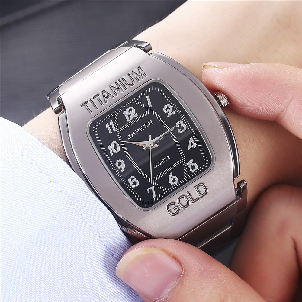 Titanium Alloy Business Leisure Steel Band Quartz Watch Men's