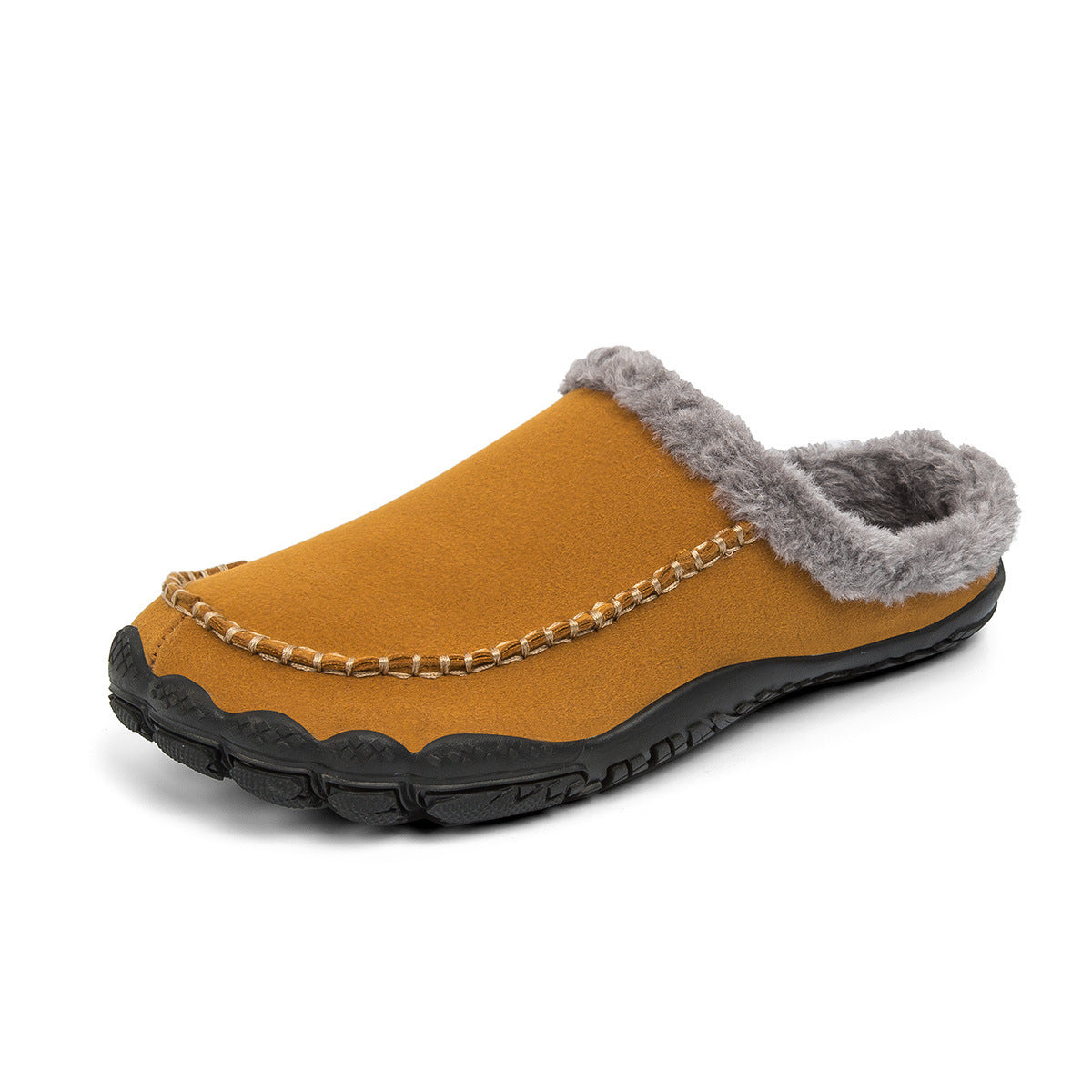 Men's Winter Warm Lightweight Anti-Slip House Slippers